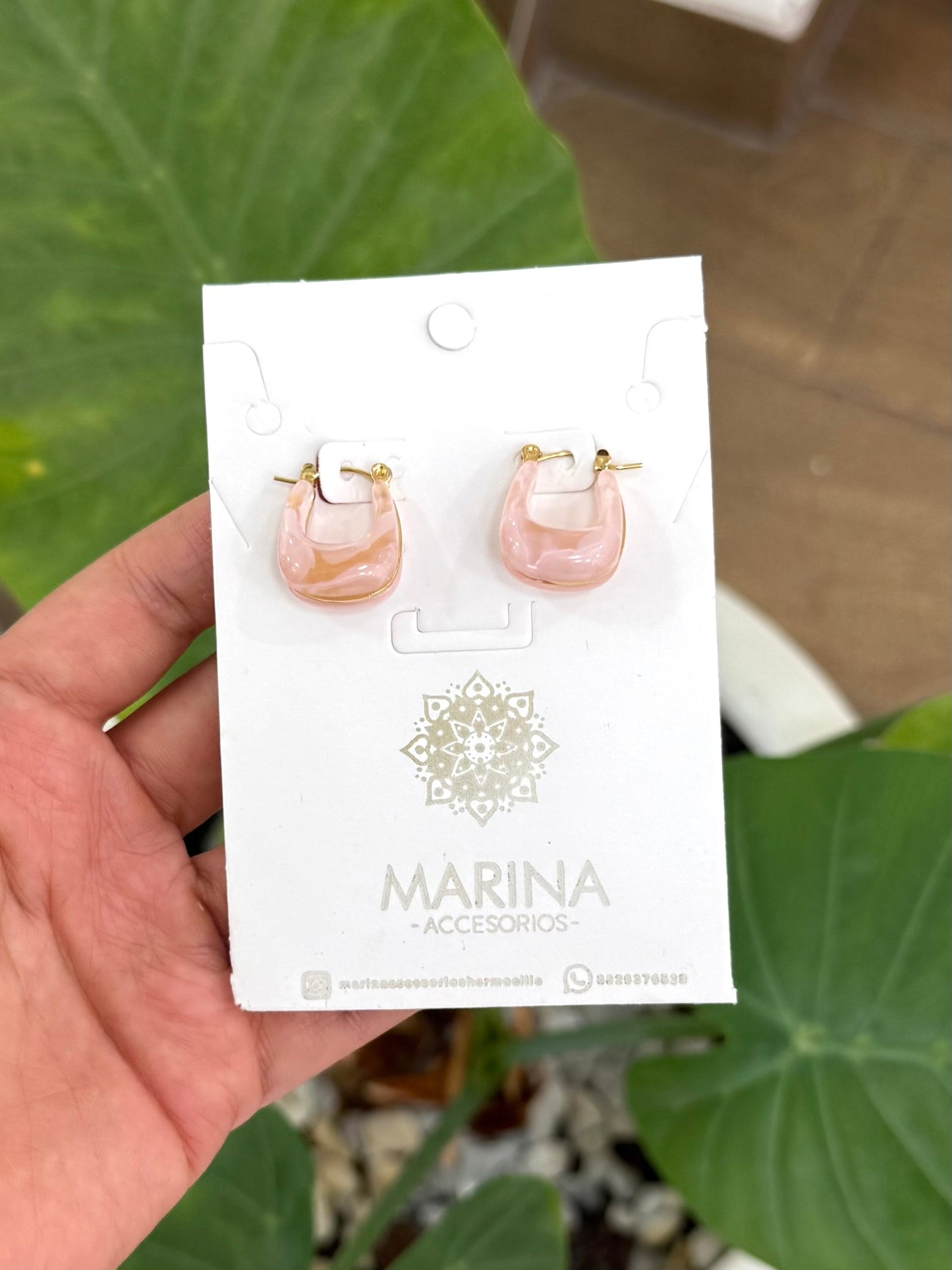 Arracada rosa