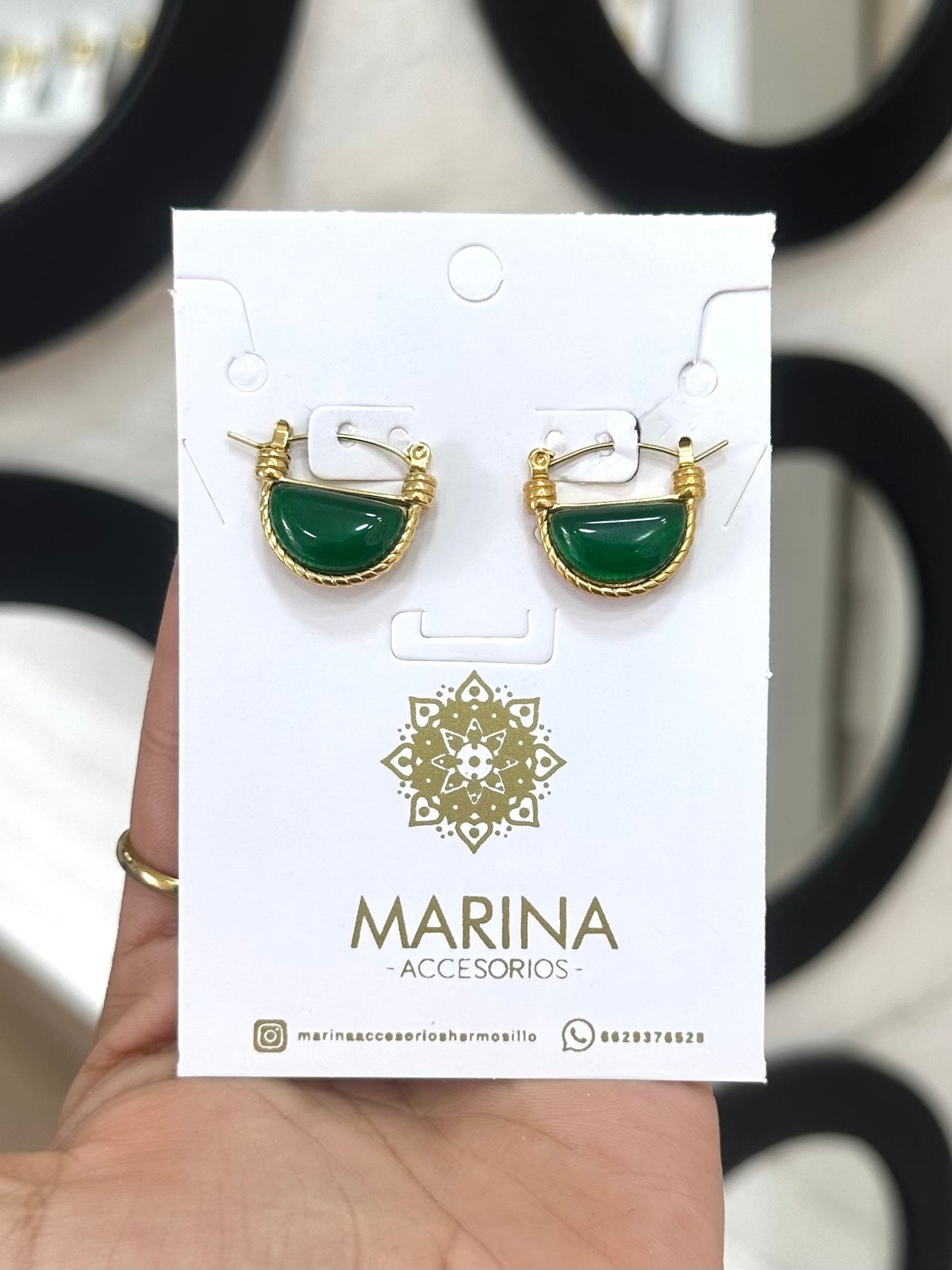 Arracada verde