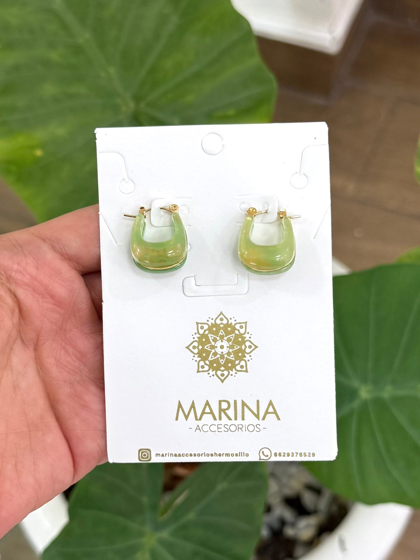 Arracada verde