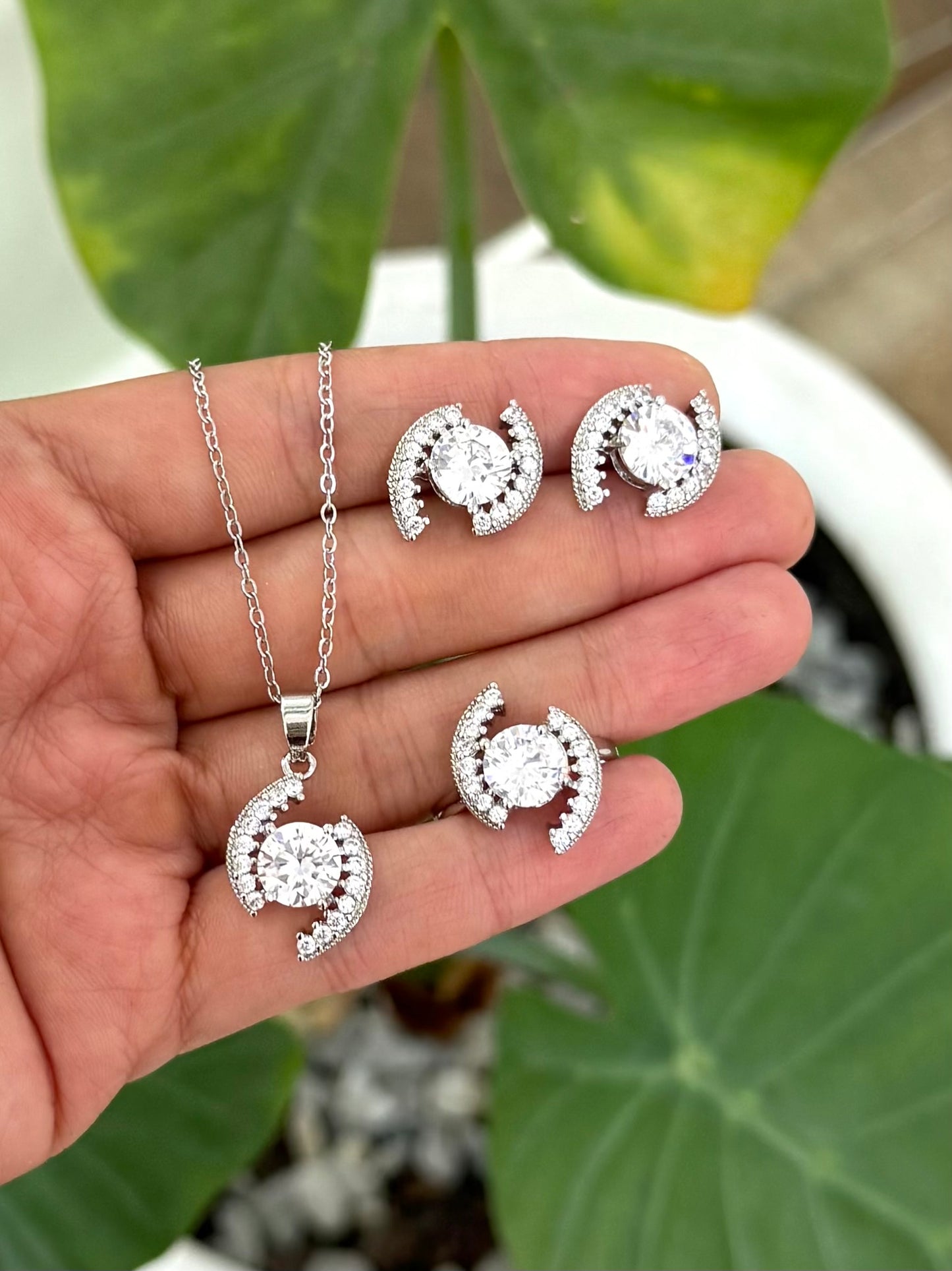 Juego collar anillo