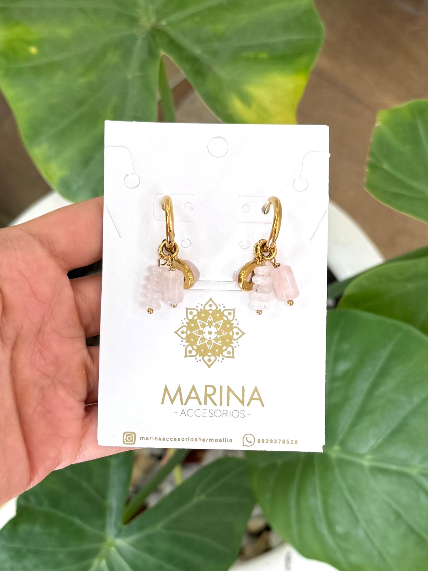 Arracada rosa
