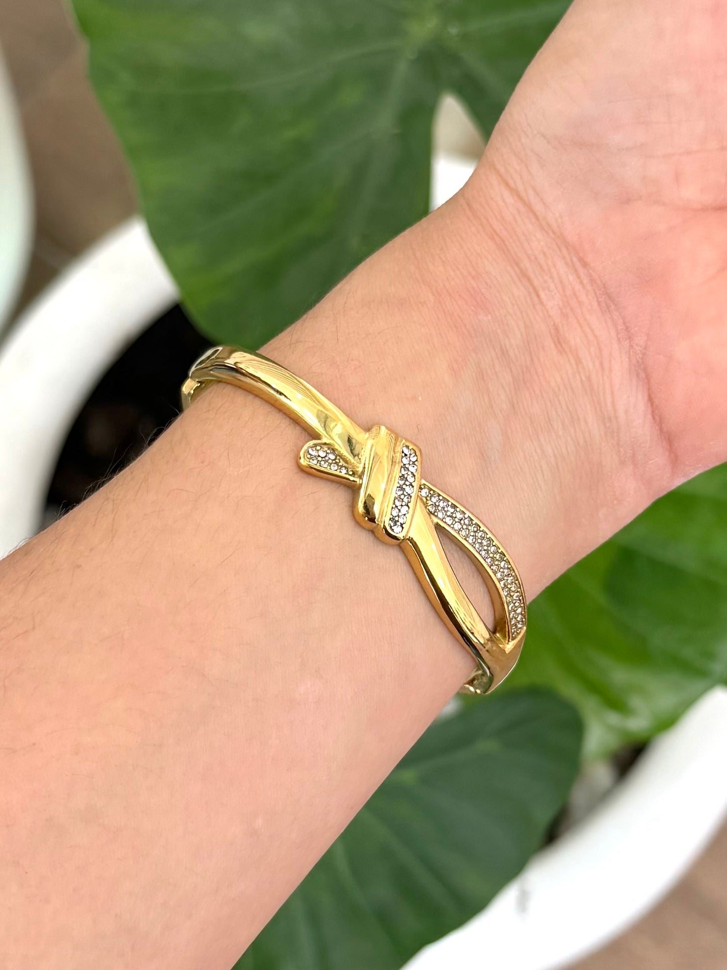 Pulsera con brillo
