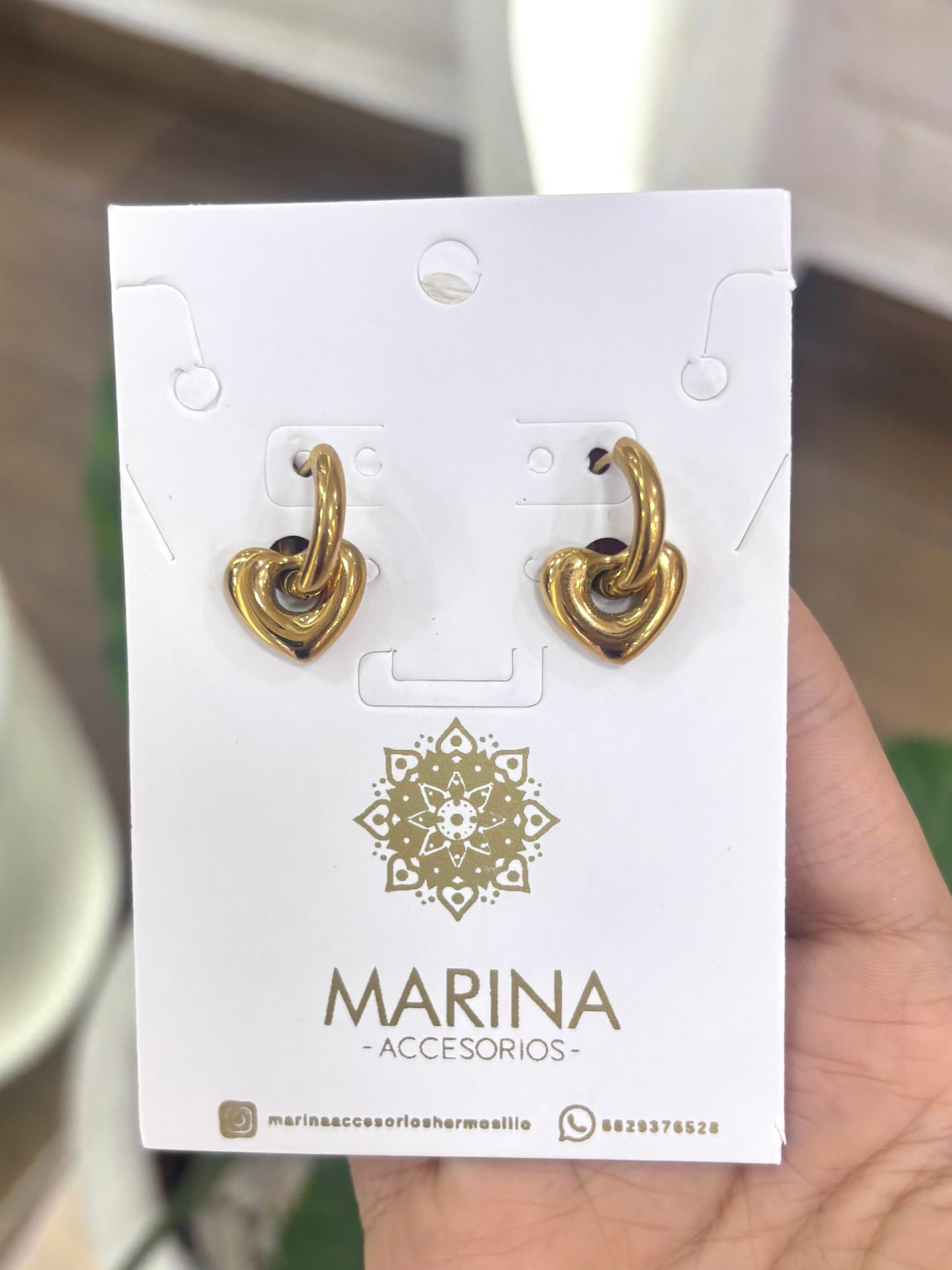 Arracada con dije