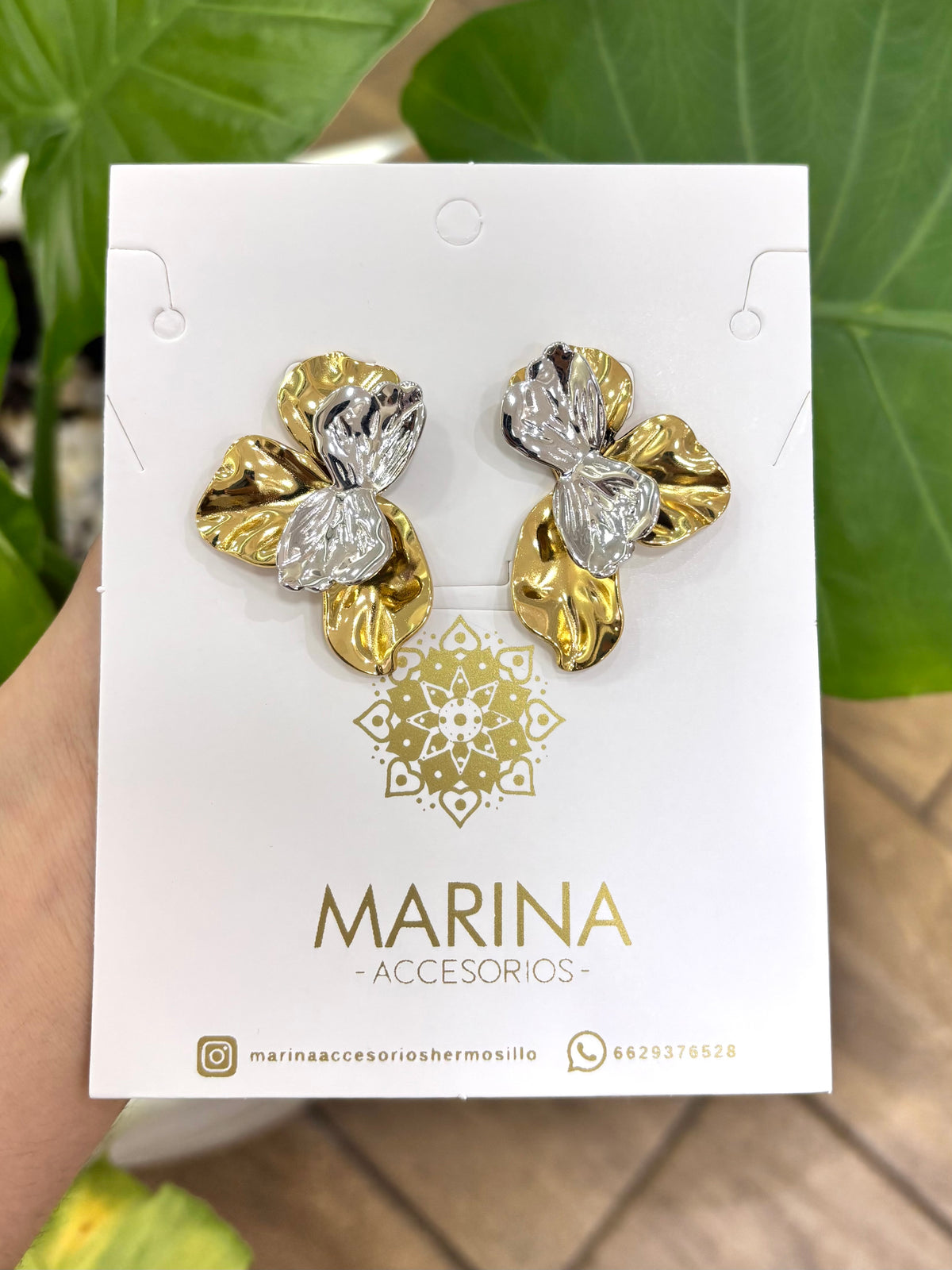 Arete casual bicolor