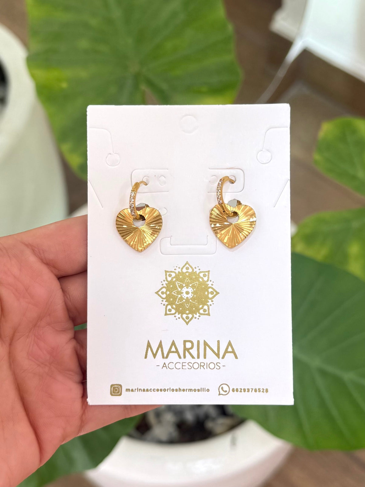 Arracada corazón