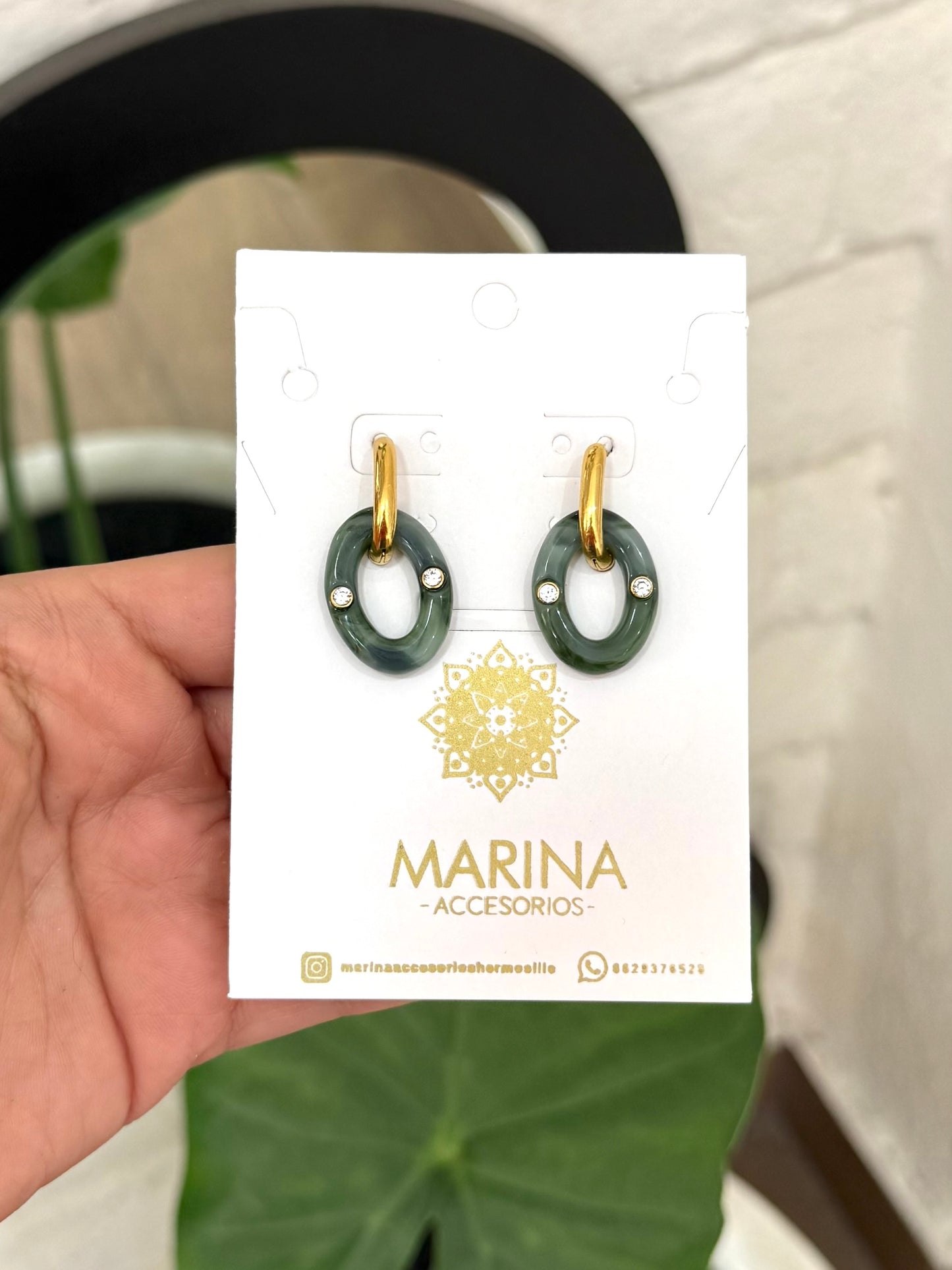 Arracada verde
