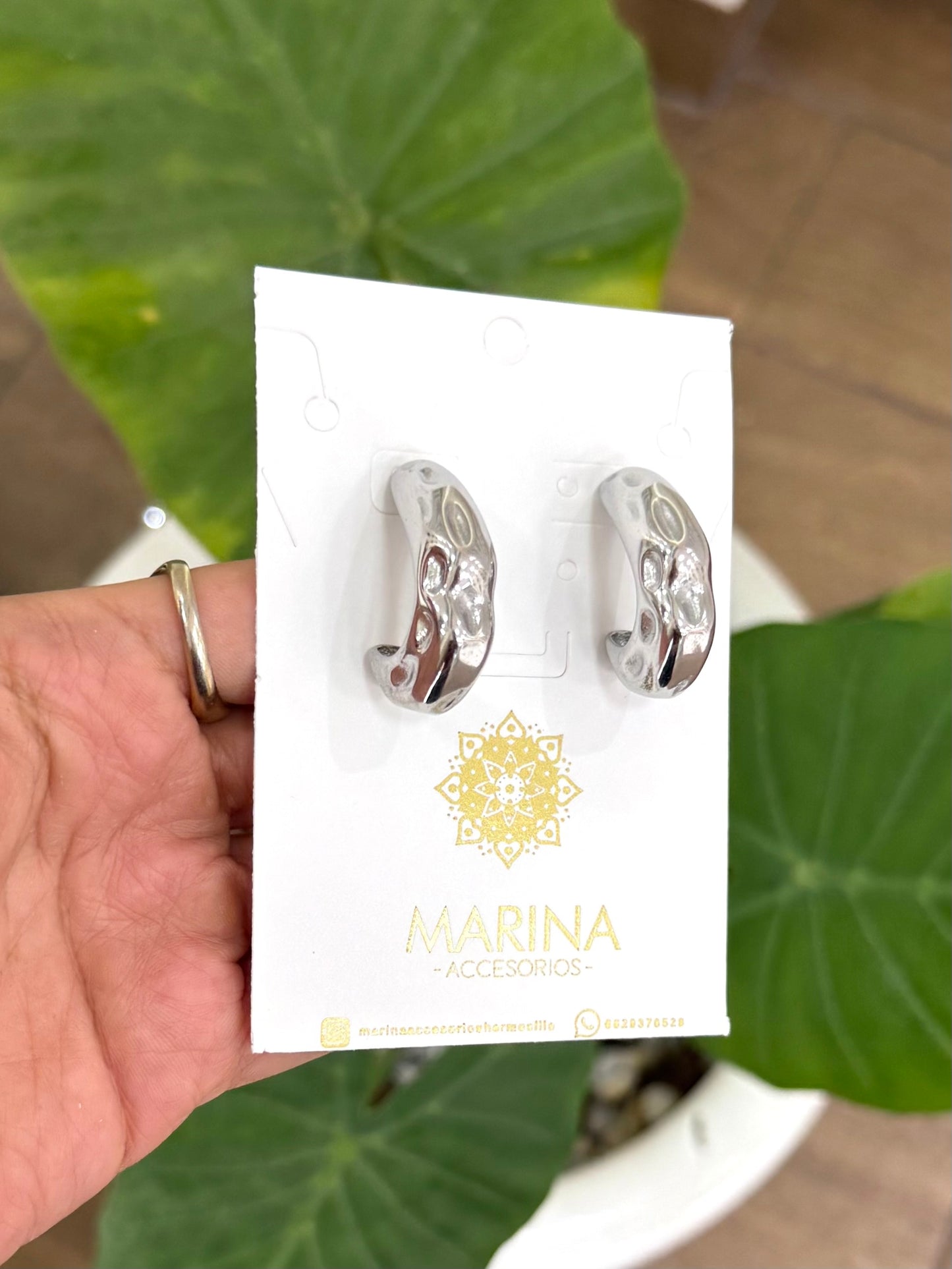Arracada plata