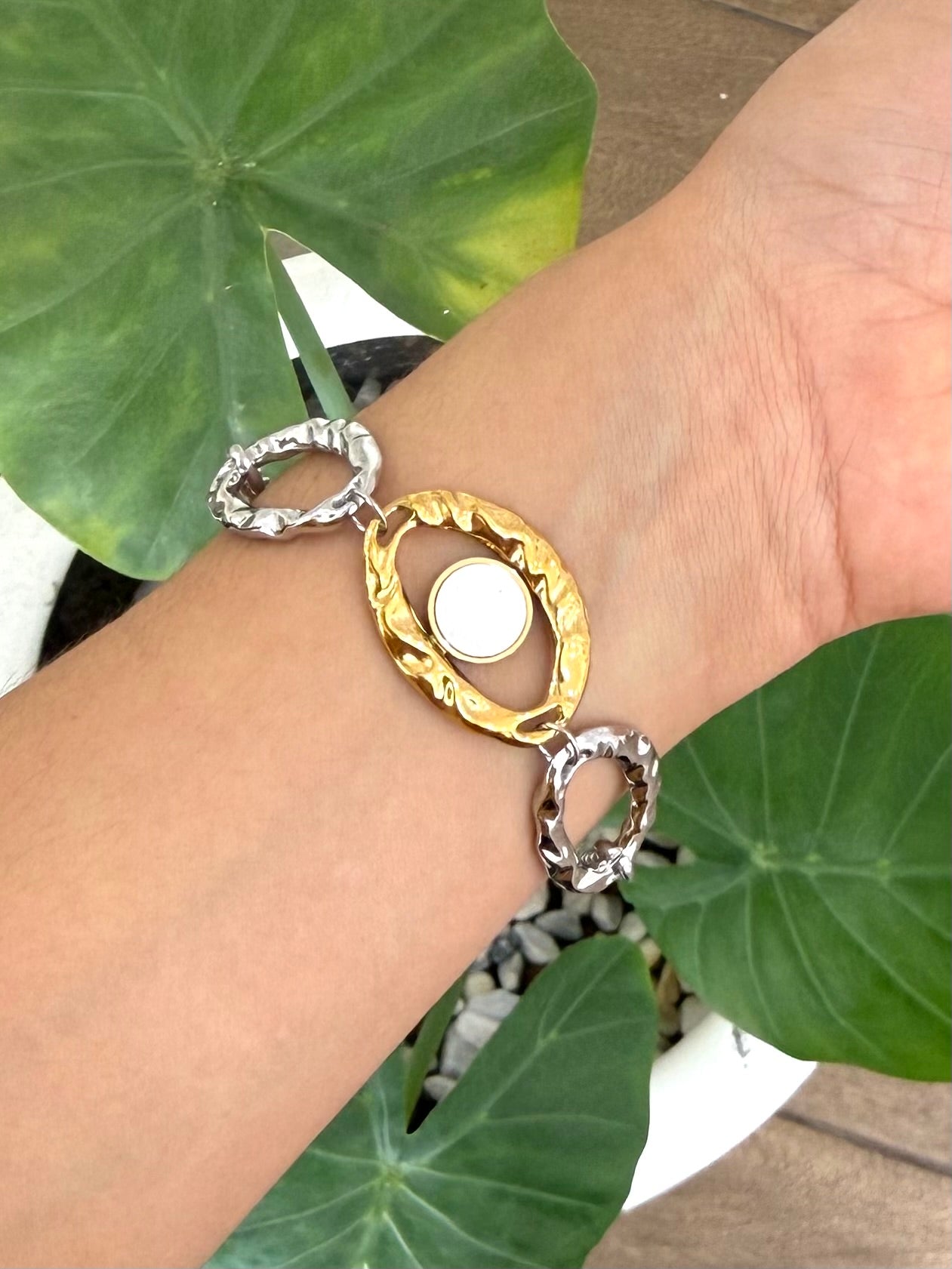 Pulsera bicolor