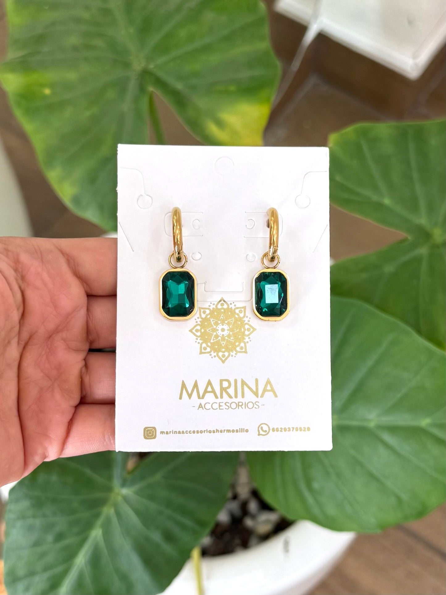Arracada verde