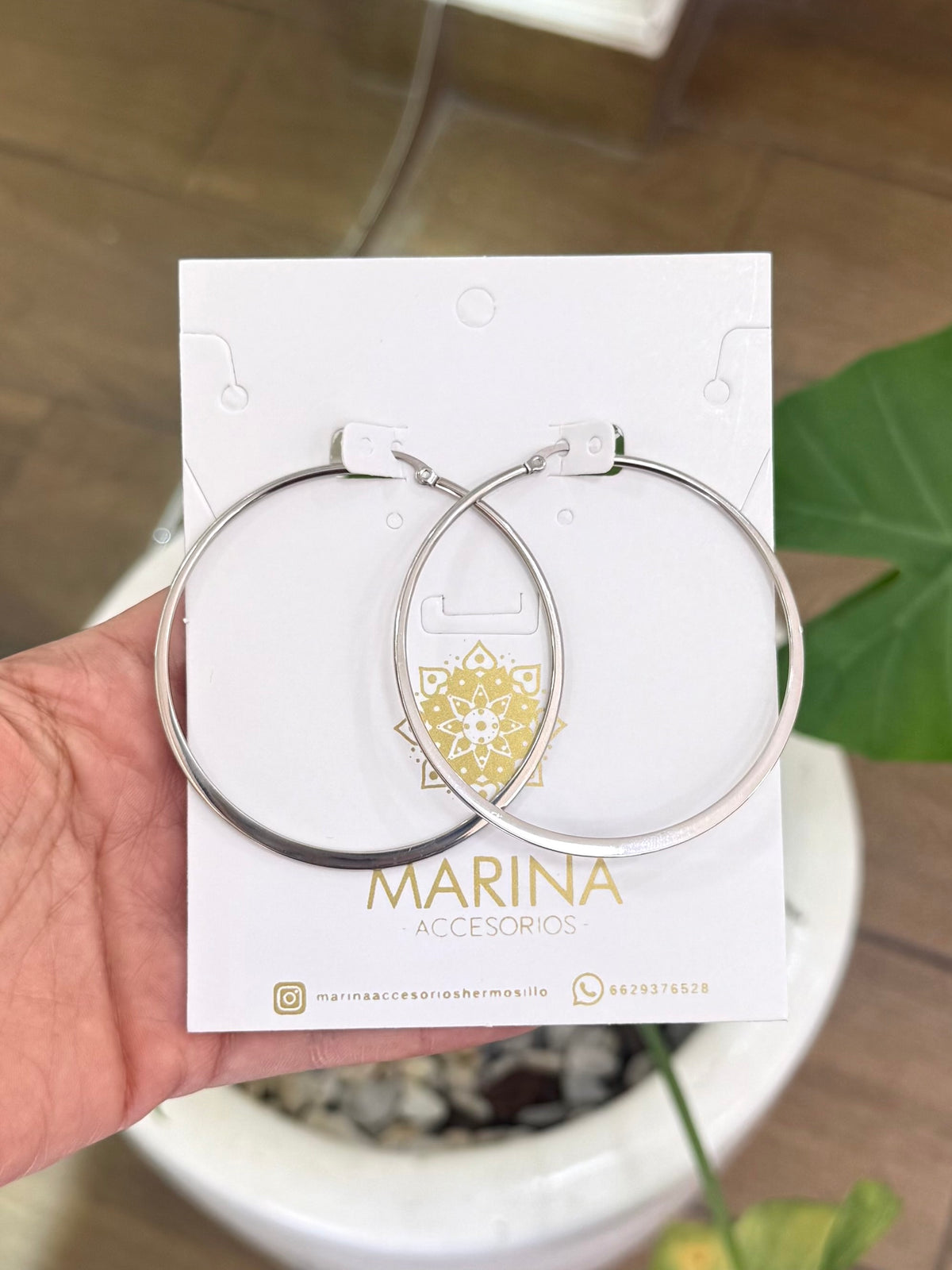 Arracada plata