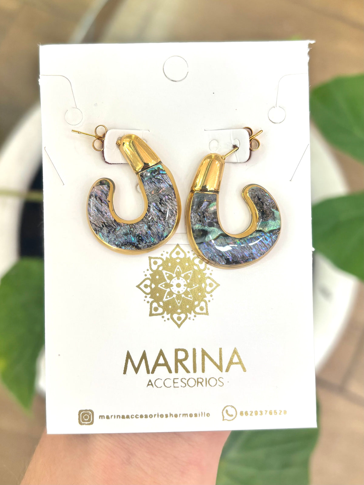 Arete casual tornasol