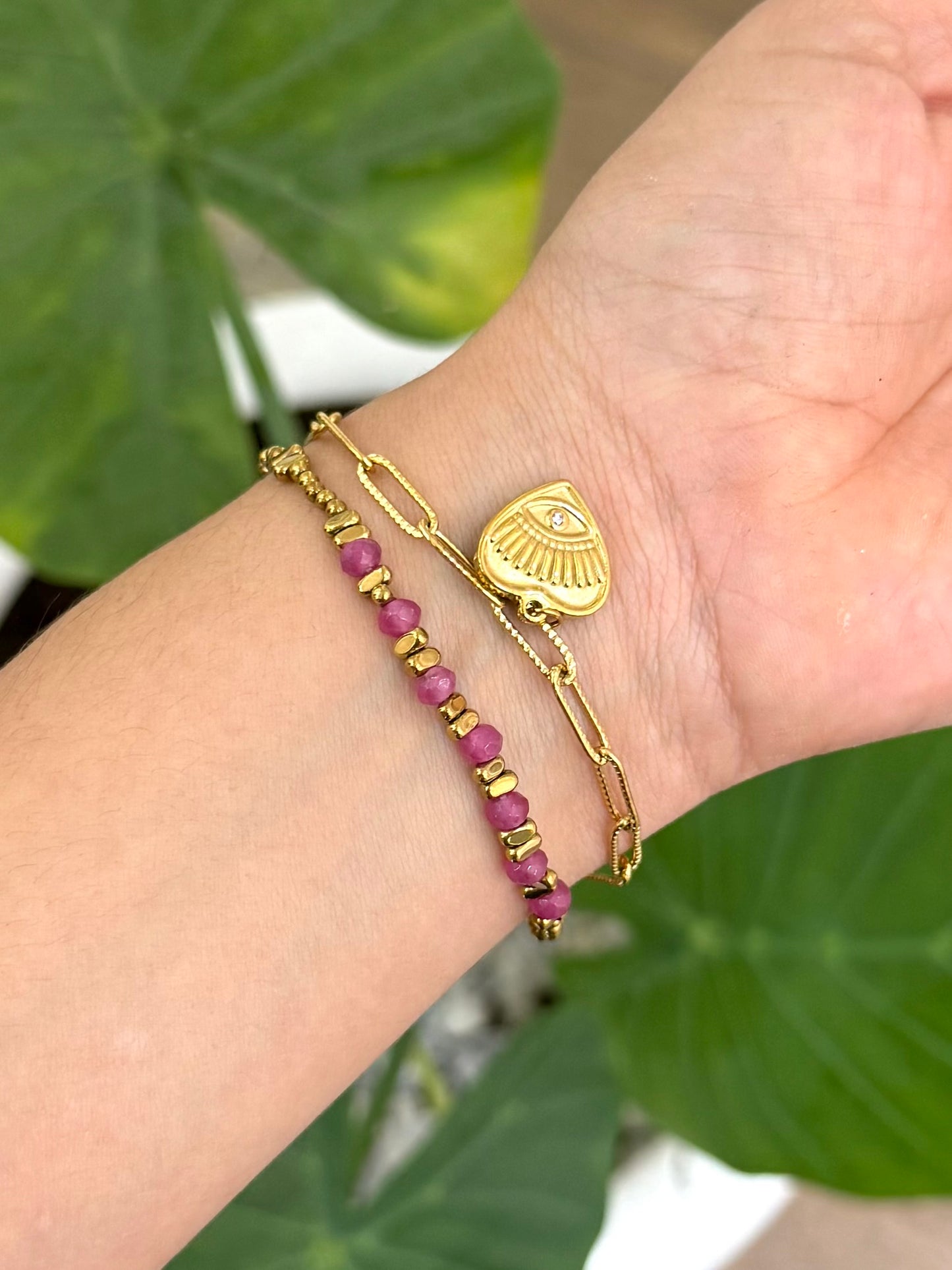 Pulsera rosa
