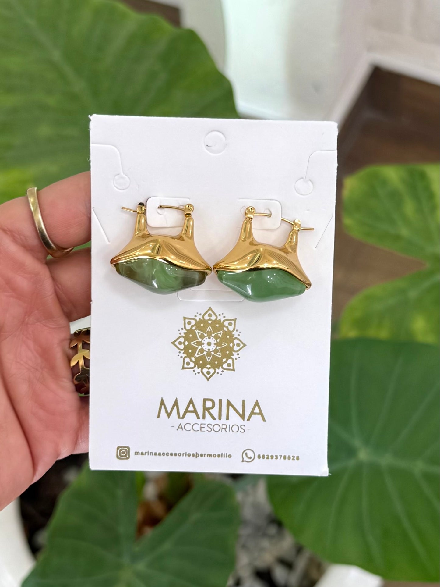 Arracada verde