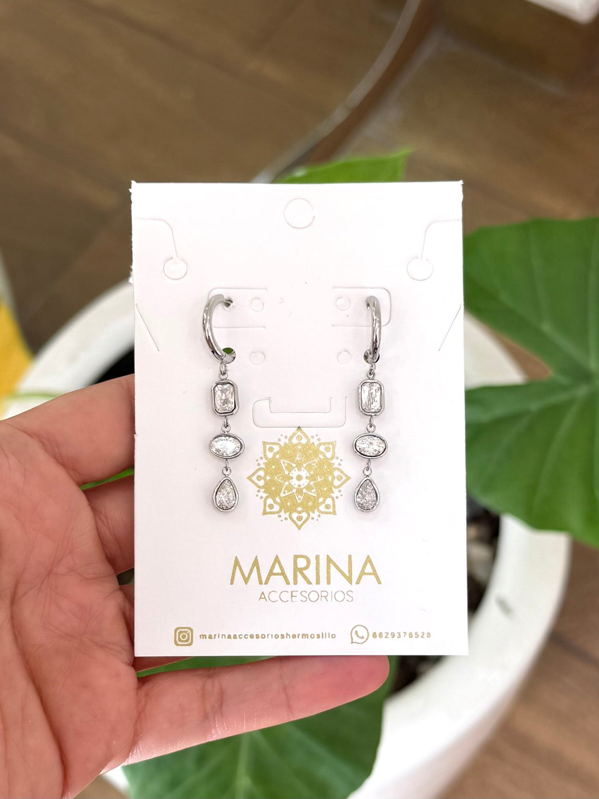 Arracada plata