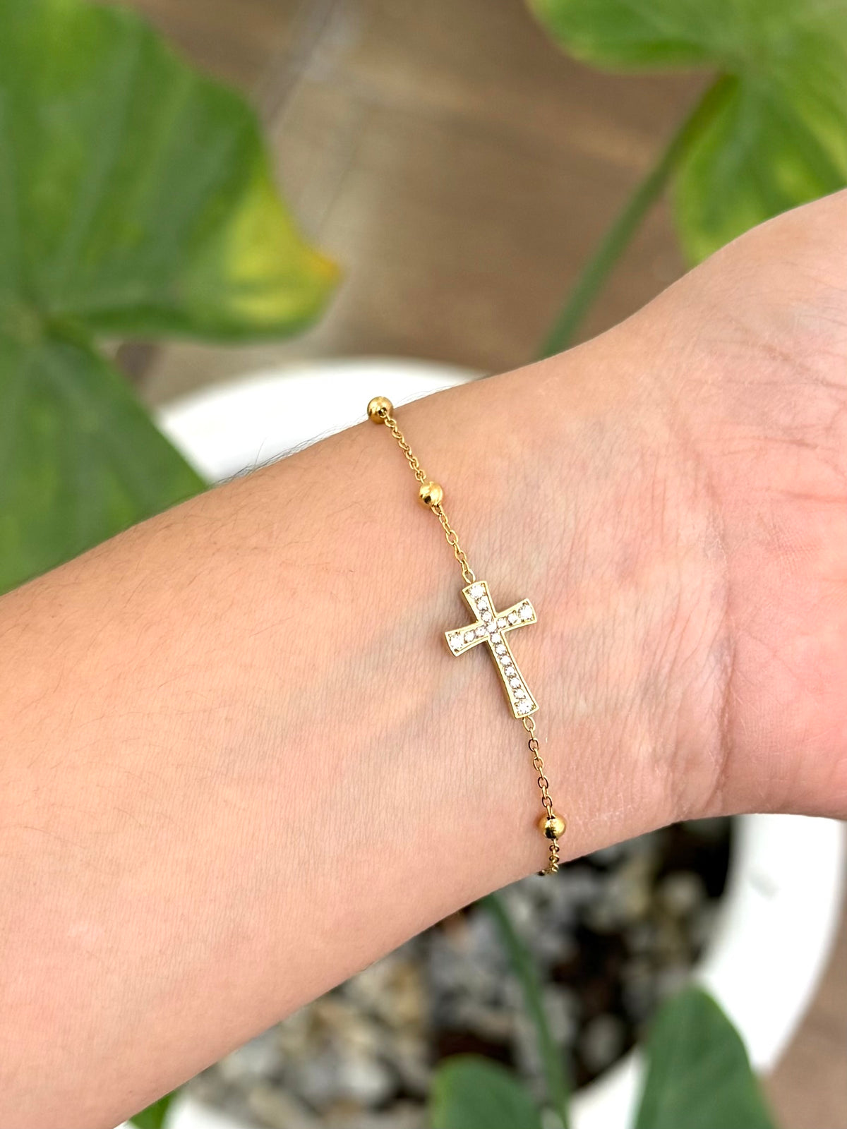 Pulsera cruz