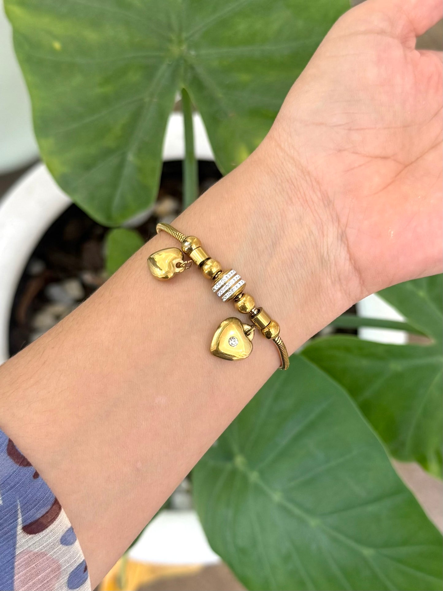 Pulsera corazones