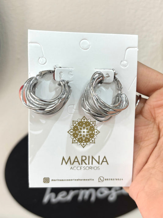 Arracada plata