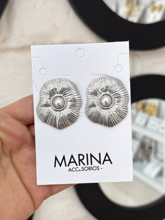 Arete casual plata