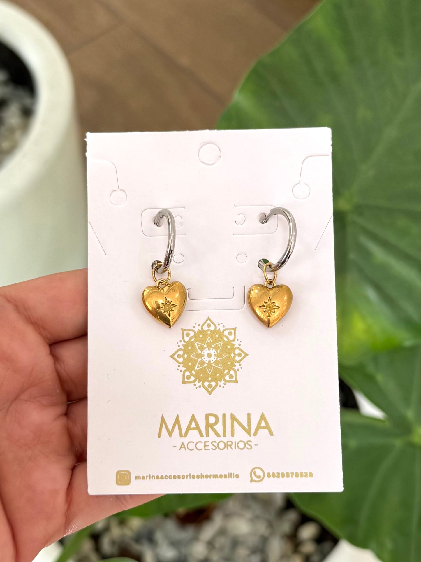 Arracada corazón