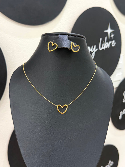 Collar corazón