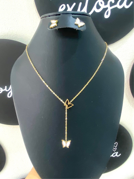 Collar mariposas