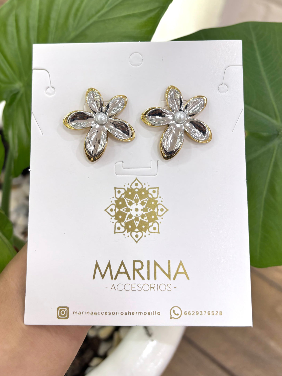 Arete casual bicolor