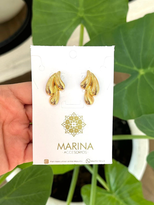 Arete casual triple gota