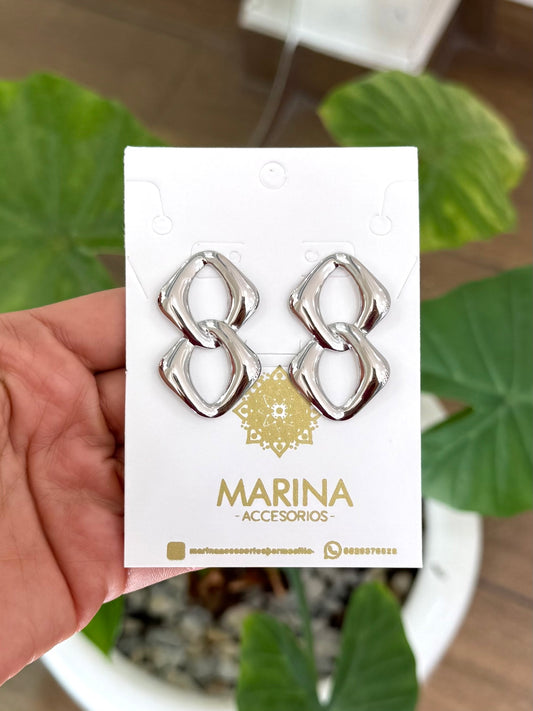 Arete casual rombo