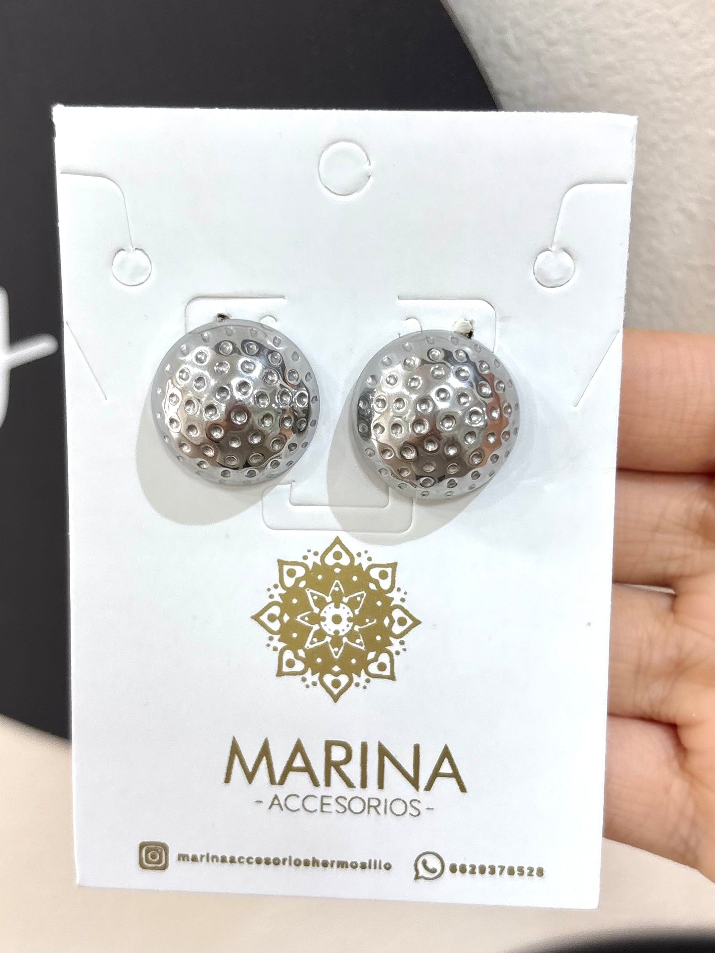 Arete casual plata