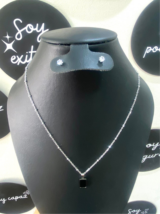 Collar dije rectángulo