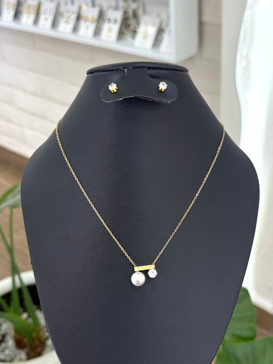 Collar con perla