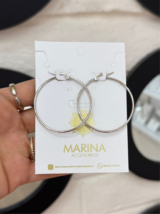 Arracada plata
