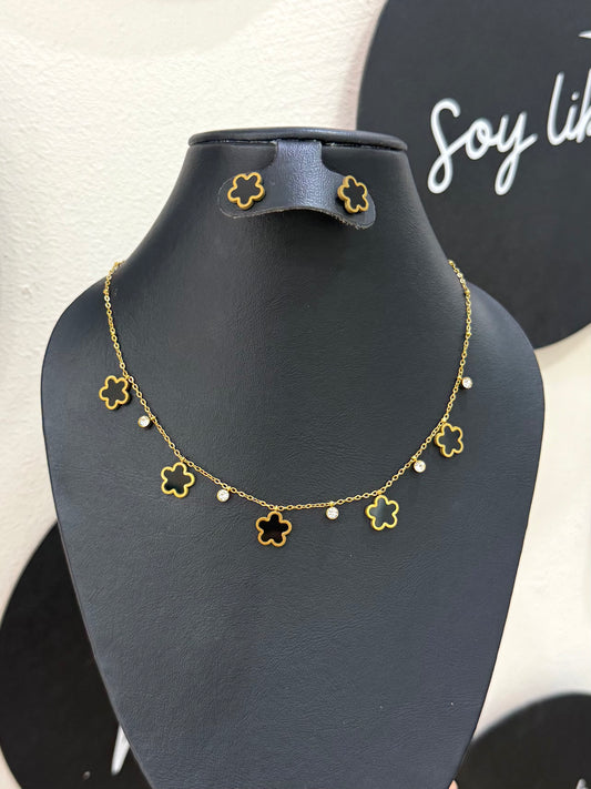 Collar flor
