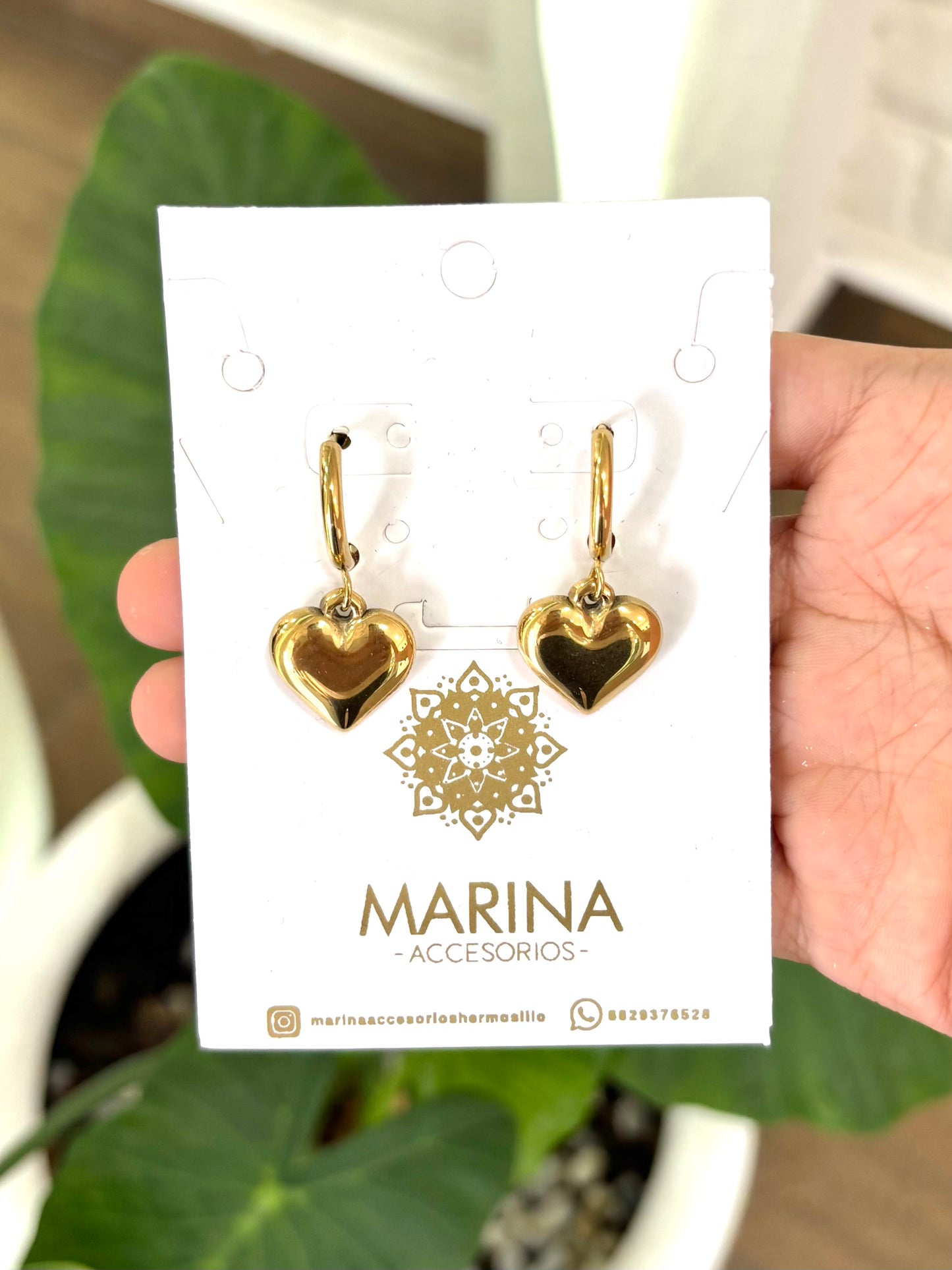 Arracada corazón