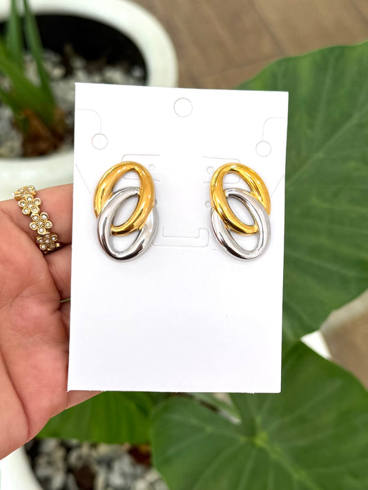 Arete casual bicolor