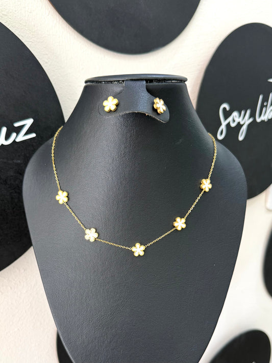 Collar flor