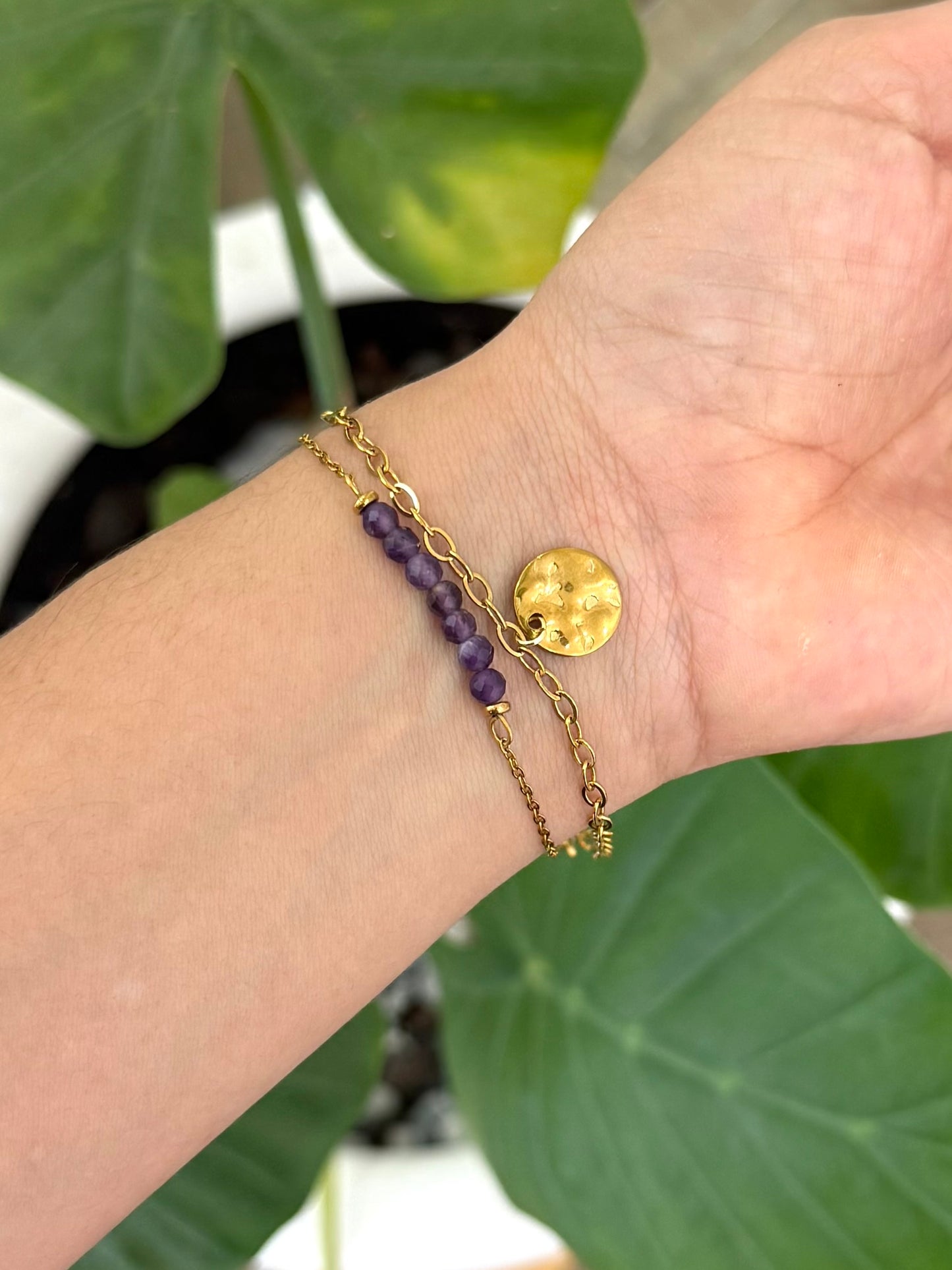 Pulsera morada