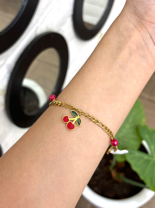 Pulsera cerezas