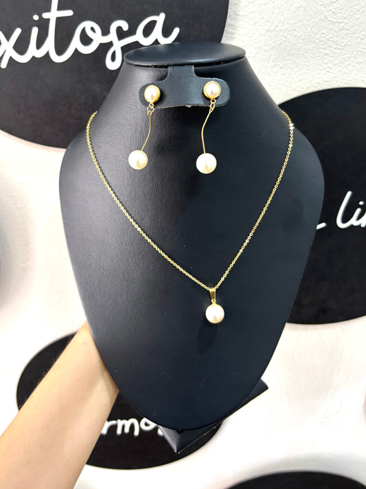 Collar con perla