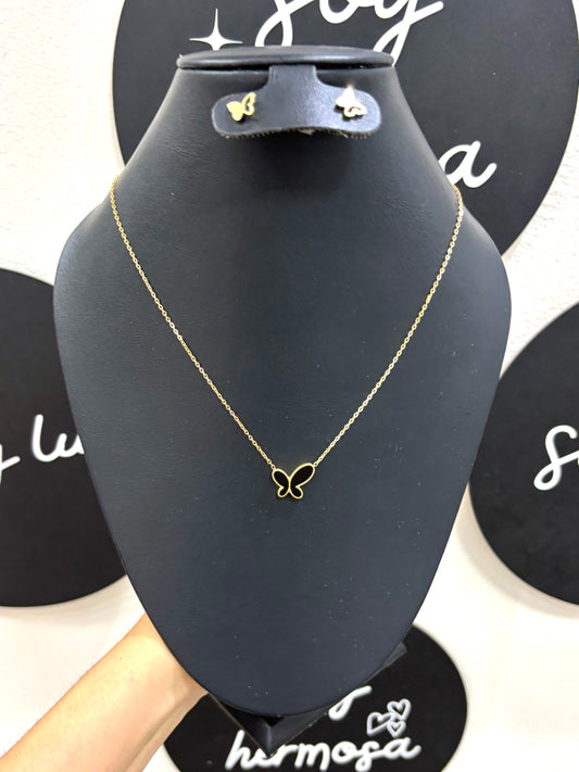 Collar mariposa