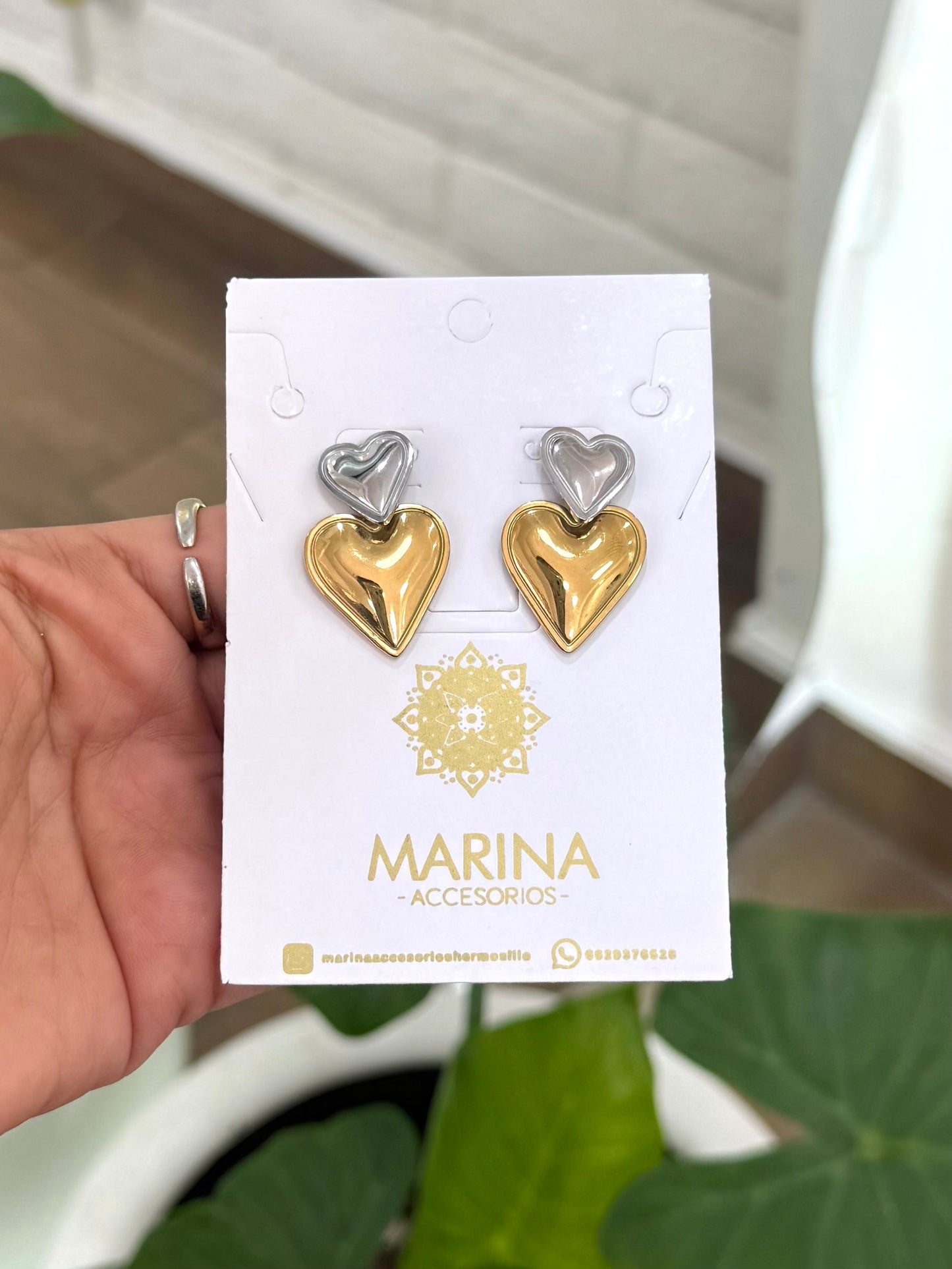 Arete casual bicolor