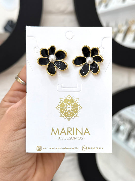 Arete casual flor