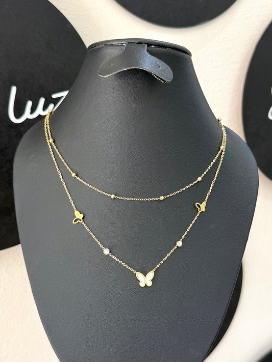 Collar mariposa