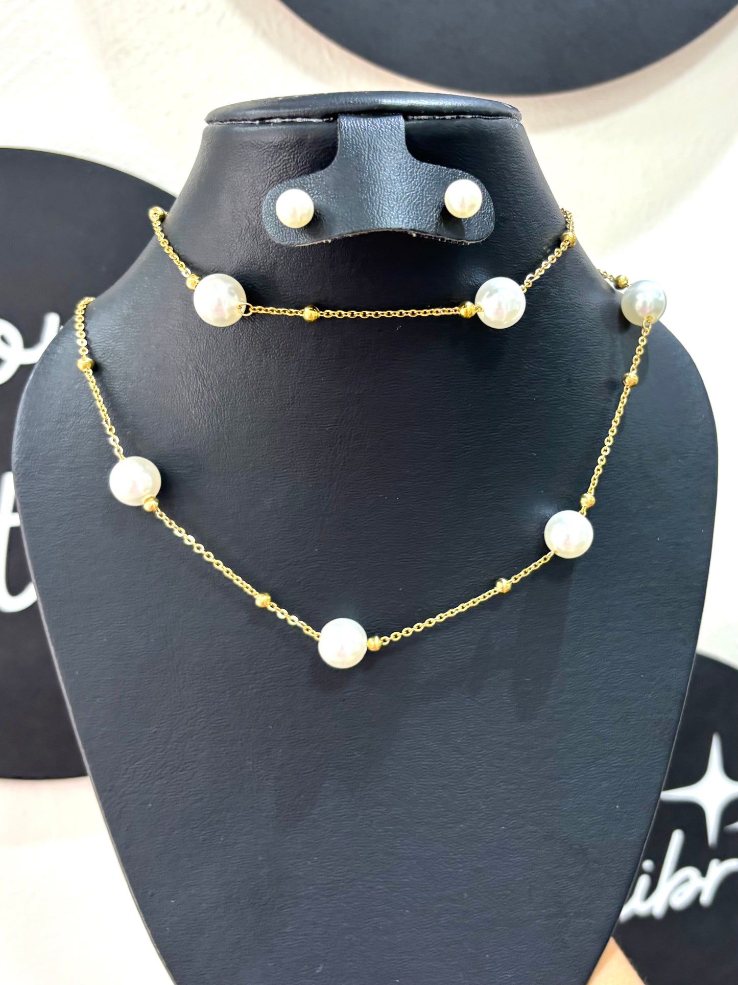 Collar perlas