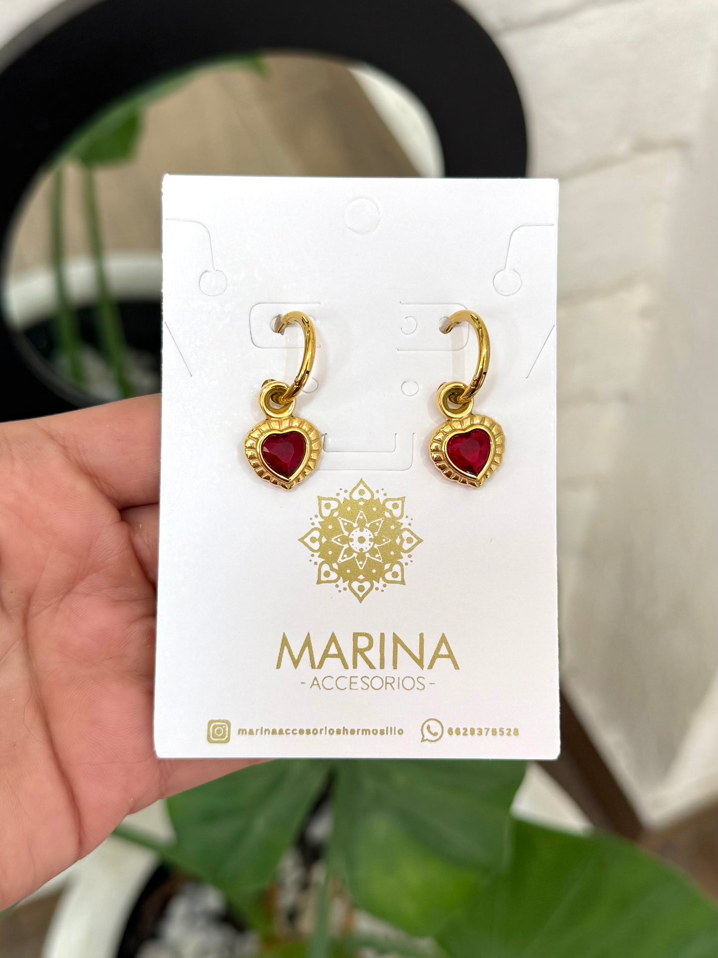 Arracada corazón