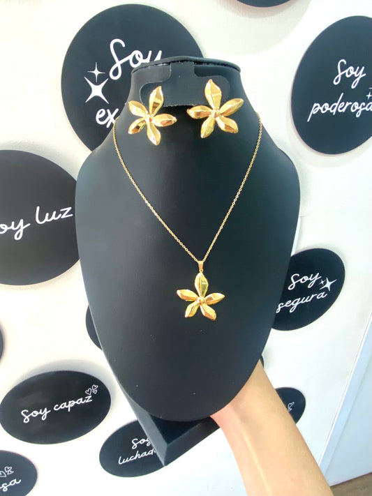 Collar dije flor