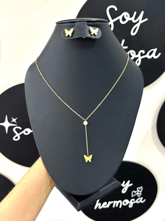 Collar mariposa