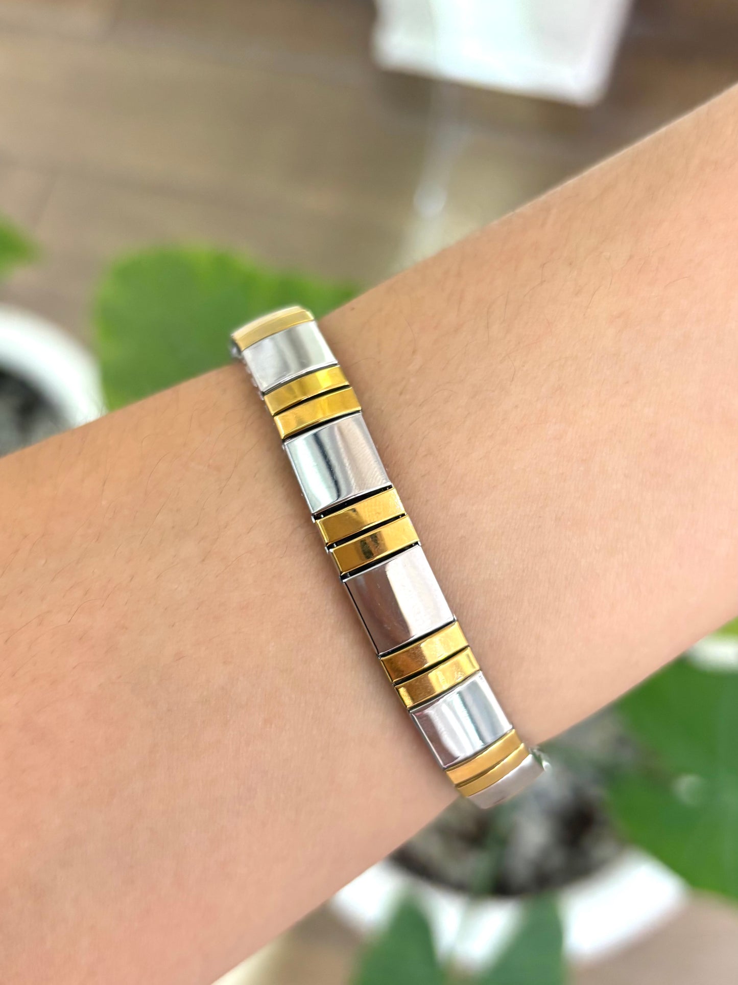 Pulsera bicolor