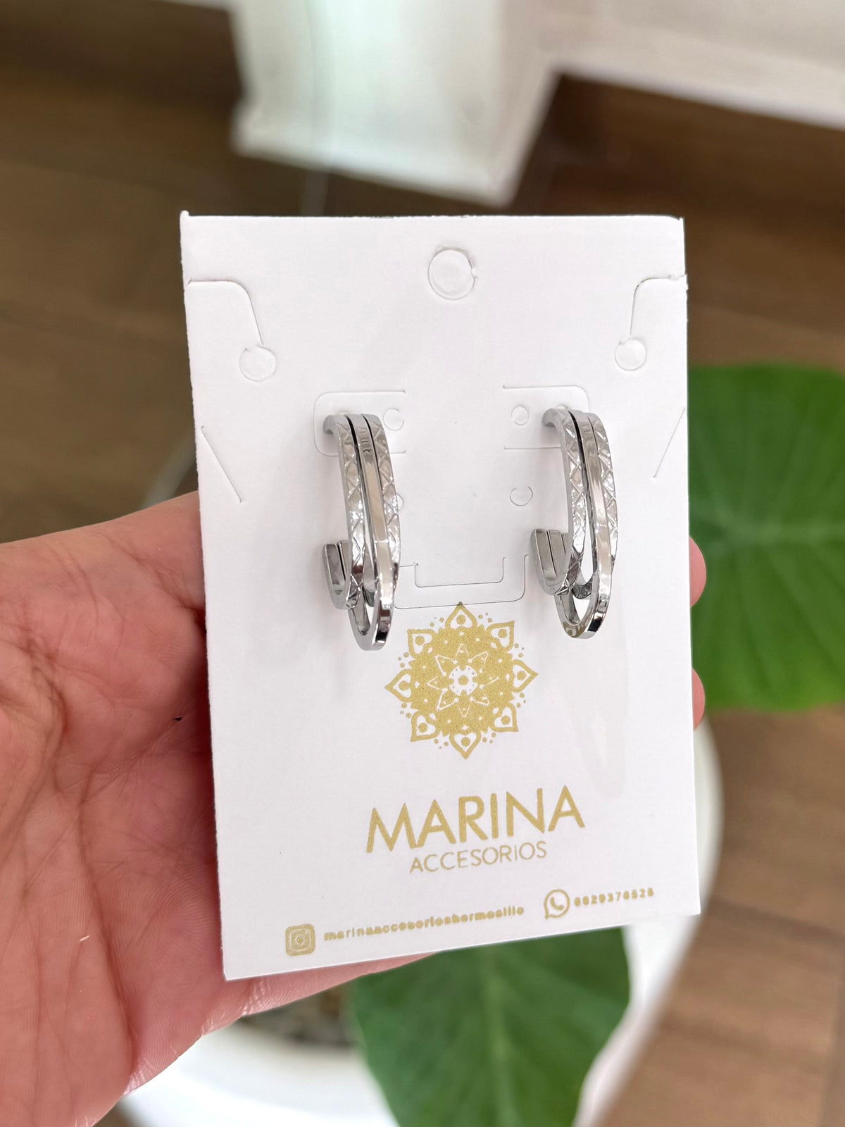 Arracada plata