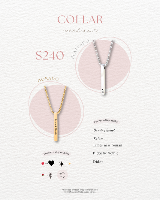 Cadena vertical personalizado